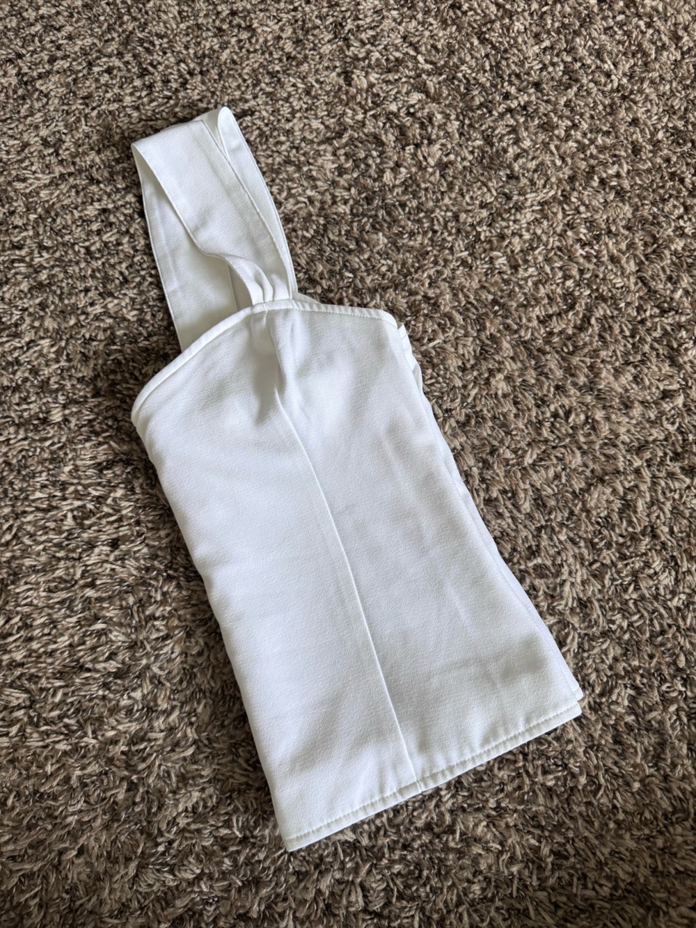 Abercrombie Wide Strap V-Neck Cami White